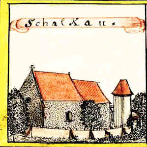 Schalkau - Koci, widok oglny
